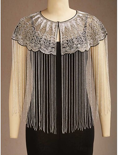  Dames Poncho Sjaal Feest Klassiek Vintage Retro 1 PC