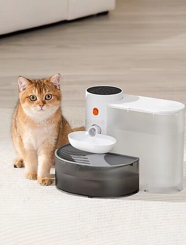  bebedouro automático para gatos com água corrente, dispensador de água, bebedouro para cães e animais de estimação.
