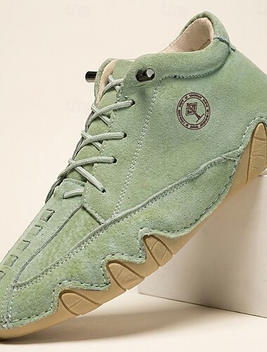  Lette atletiske sneakers for menn, moderne sportssko med snøring for menn, aktiv gatestil for løping, treningsstudio, reiser og hverdagsbruk