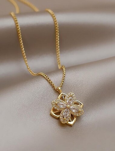 Choker ketting Messinki Dames Elegant Modieus Bloemig Kettingen Voor Dagelijks Werk