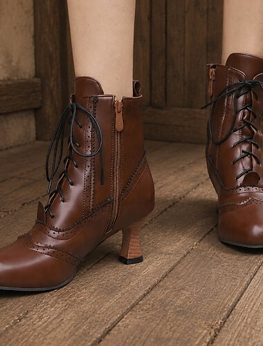  Rococò Vittoriano Rinascimento Scarpe A stivale Costume Per donna Reale Mascherata Abbigliamento Quotidiano Adulti Scarpe