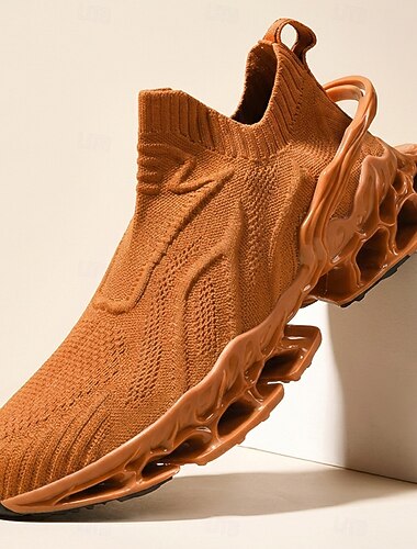  Scarpe da ginnastica da uomo traspiranti in maglia, leggere, facili da indossare, ideali per camminare e correre, per il tempo libero, i viaggi, il fitness, le attività all'aperto e il comfort di tutti i giorni.