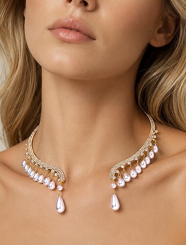  Choker ketting Parel Dames Elegant Artistiek Klassiek Kettingen Voor Feest Bruiloft