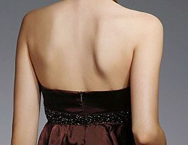 A tubino Stile VIP Vestito Rimpatriata di classe Cocktail party Corto / mini Senza maniche A cuore Raso con Perline 2025 del 2026 a $109.99 –P3