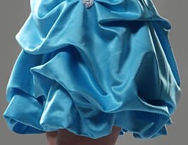 Ball Gown Homecoming Cocktail Party Sweet 16 Dress Sweetheart Neckline Strapless Sleeveless Short / Mini Satin with Pick Up Skirt Beading 2021 2026 - $114.99 –P3