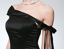 A sirena Monospalla Lungo Raso Vestito con Fiocco (fiocchi) di TS Couture® del 2026 a $109.99 –P2