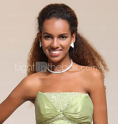 Trompete / Meerjungfrau Quinceanera Abiball Formeller Abend Kleid Trägerlos Ärmellos Boden-Länge Satin Taft mit Geraffter Rock Perlenstickerei Seitlich drapiert 2021 2025 - $169.99 –P1