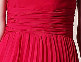 A-Line Mother of the Bride Dress Open Back Straps Knee Length Chiffon Sleeveless with Pleats Ruched 2020 2025 - $79.99 –P2