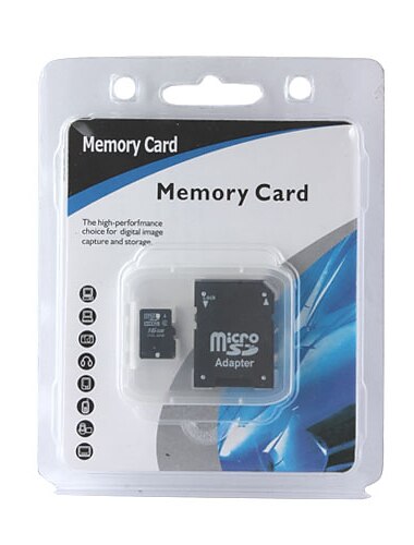 16gb cartão de memória micro SDHC com adaptador SD (cmc001)