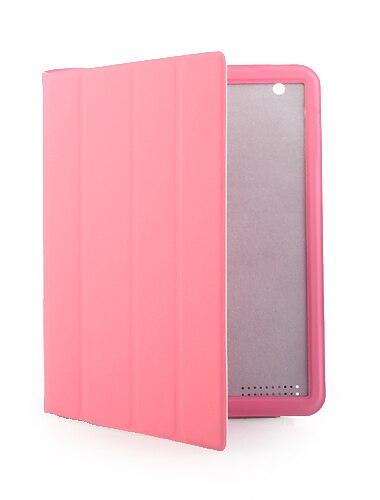 Noul ușoare de înaltă calitate subțire magnetic poliuretan acoperire / Case / piele pentru Apple iPad 2 (roz)