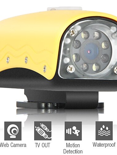 Bartle Фрер - HD Mini водонепроницаемый активных видов спорта камера с детектором движения + 120 градусов широкоугольным