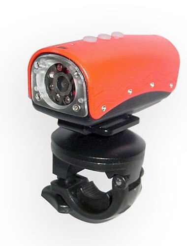 Extreme Sports câmera grande angular com visão noturna infravermelha + leds