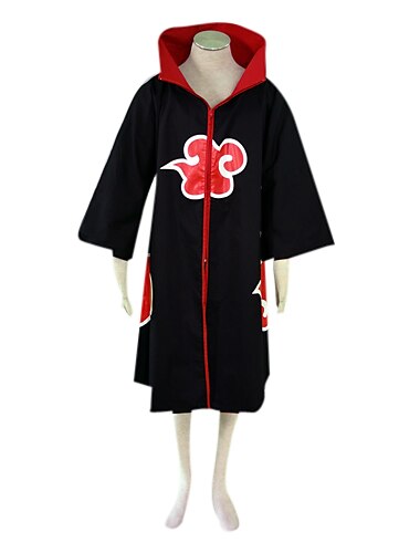 Ispirato da Naruto Sarutobi Sasuke Anime Costumi Cosplay Giapponese Abiti Cosplay Monocolore Manica lunga Mantello Per Per uomo