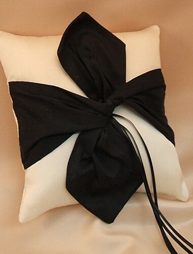 Ribbons Sash Satin Ring Pillow Garden Theme Winter Spring Summer Fall