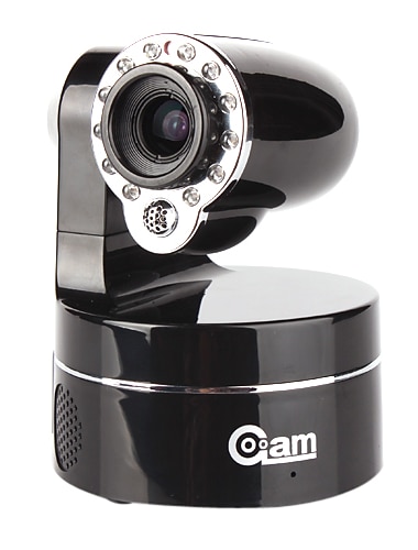 coolcam - 3x optisk zoom trådlös PTZ IP-kamera (2-vägs ljud, ir-cut), p2p