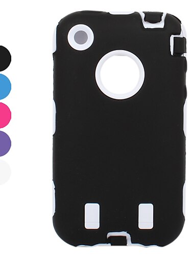 Anti Shock Robot Style Defender Case with Screen Guard for iPhone 3G and 3GS (Assorted Colors)