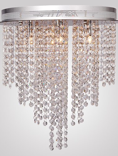 Lampes à encastrer à 1 ampoule Maishang® de 40 cm (16 pouces) en cristal / mini style Verre métallique Métal galvanisé moderne contemporain 110-120V / 220-240V / G4