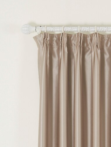 twopages® (en panel) fast beige klassiska rum mörkare gardin