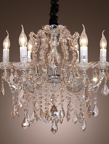 Luxury Crystal Chandelier with 6 Lights