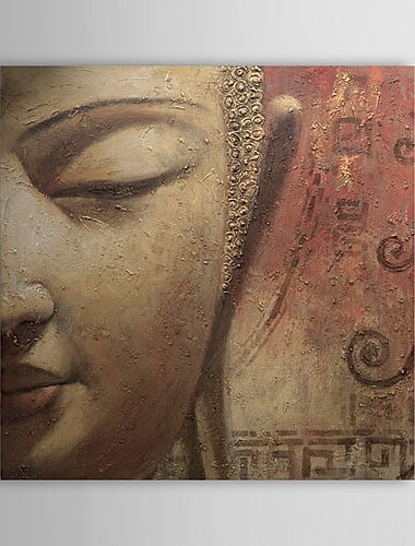Hang-pictate pictură în ulei Pictat manual - Oameni Contemporan pânză