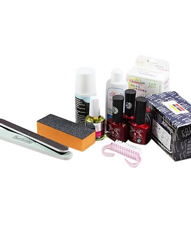 12 Kit di Decorazioni per manicure Kit gel UV Manicure fai da te