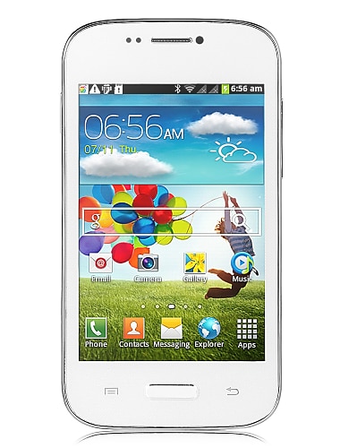 Smartphone Mini S4 I9500 sous Android 4.1 à Ecran Tactile 4.1 Pouces, CPU 1GHz (Double SIM, Caméra Double, Wi-Fi)