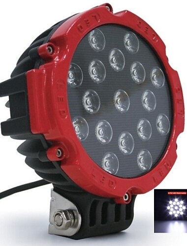 Liancheng® 6.3" 51W 5100Lumens Super Bright LED Work Light for Off-road,Tractor,UTV,ATV,SUV