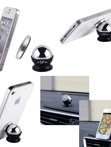 YOUFO Universal 360 Degree Magnetic Car Mount Dashboard Holder Stand for iPhone 4s/5s/6 Plus and review