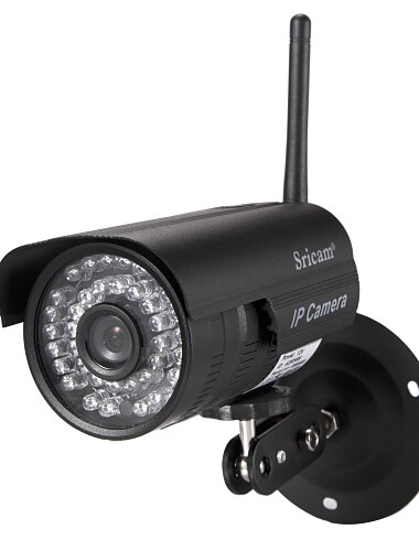 sricam® 1.0mp telecamera IP impermeabile giorno notte wireless sensore cmos da 1/4 pollici a colori