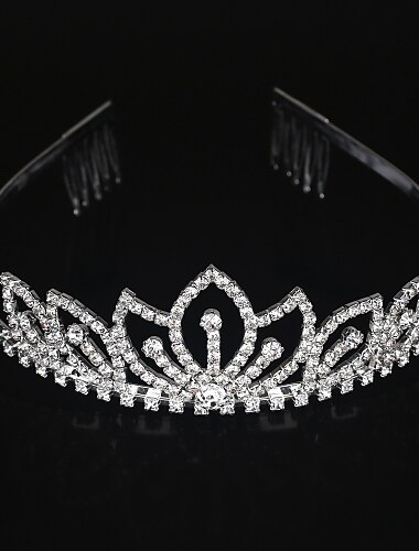 Alloy Tiaras / Headwear with Floral 1pc Wedding / Special Occasion Headpiece