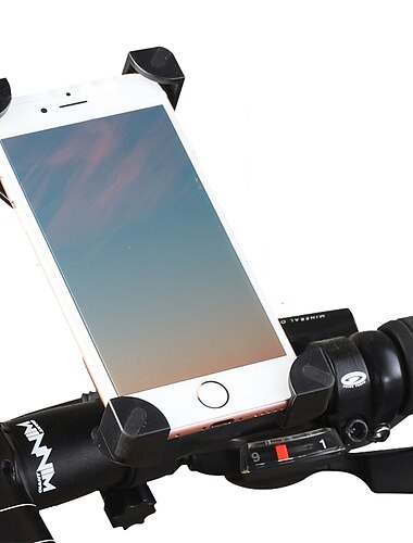  pyörä puhelinteline luistamaton säädettävä kevyt maantiepyörälle maastopyörä mtb bmx abs pvc pyöräilypyörä musta / punainen musta 1 kpl / ergonominen