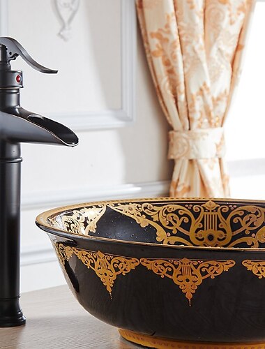  tvättställsblandare i badrummet - termostatisk / utbredd oljegnidad bronskärl med ett handtag i ett hålbad