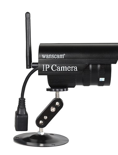 WANSCAM 1.0 ميغابايت في الخارج with اليوم ليلةليلة نهار كشاف الحركة إذن بالدخول عن بعد ضد الماء والتوصيل والتشغيل) IP Camera