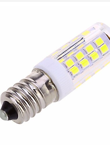  5pcs 5w led ampoule de mais e14 t 51 led perles smd 2835 800lm pour ventilateur de plafond lustre suspension blanc chaud 220 ~ 240v