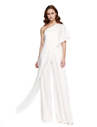 Q&A for Jumpsuits Elegant Dress Wedding Guest Formal Evening Floor ...