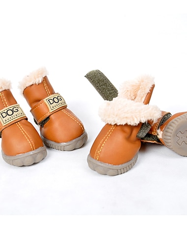  Perro Zapatos y Botas Ropa para cachorros Moda Mantiene abrigado Invierno Templado Ropa para perros