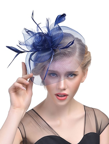  Tulle / Feather Fascinators Kentucky Derby Hat with 1 Piece Wedding / Special Occasion / Horse Race Headpiece