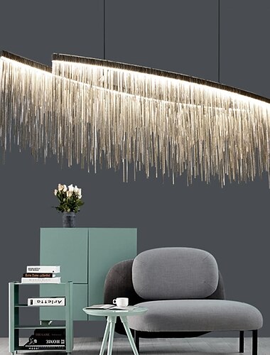  100 cm multi-shade lamp inbegrepen kroonluchter gouden hanglamp metalen eiland oliegewreven brons chic&amp; modern luxe vuurwerk 110-120v 220-240v