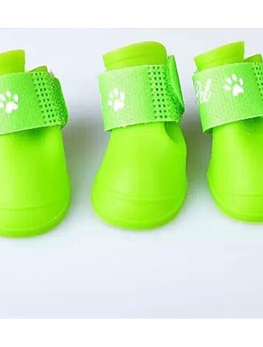  Perros Animales Pequenos de Pelo N / A Zapatos y Botas A Prueba de Agua Color solido Para mascotas Cuero de PU Antideslizante Morado