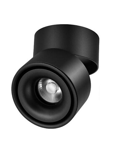 1pc led plafonnier 360 réglable downlight monté en surface 12w 10w 7w blanc chaud blanc froid 85-265v