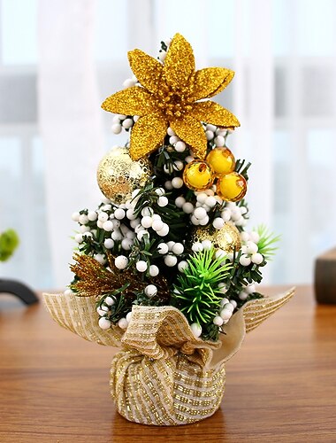 20 سنتيمتر شجرة عيد الميلاد المصغرة عيد الميلاد زينة سطح الطاولة الاصطناعية مهرجان شجرة مصغرة هدية الكريسماس زينة عيد الميلاد