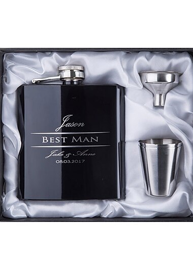  Personalized Stainless steel Barware & Flasks Her / Him / Bride Wedding Party / Festival