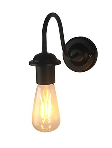  مصباح حائط عتيق شمعدان حائط لغرفة النوم مصباح حائط حديد 220-240 فولت 40 واط