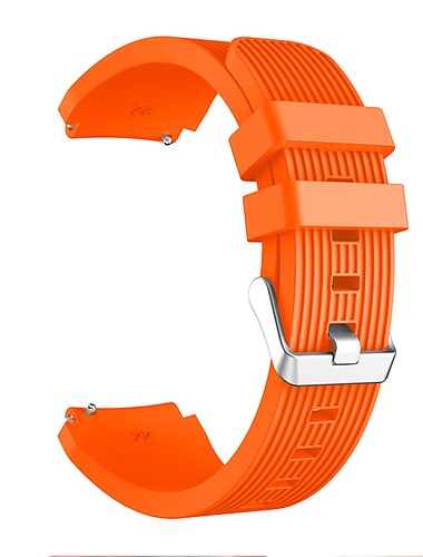  Klockarmband för Samsung Watch 3 45mm, Galaxy Wacth 46mm, Gear S3 Classic / Frontier, Gear 2 Neo Live Silikon Ersättning Rem 22mm Sportband Armband