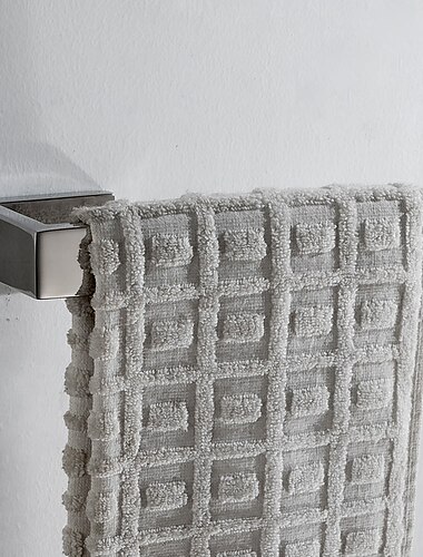  شريط منشفة الحمام 304 الفولاذ المقاوم للصدأ شريط واحد ماتي الأسود ، مرآة مصقولة ، نحى الحائط الحمام&amp; مطبخ