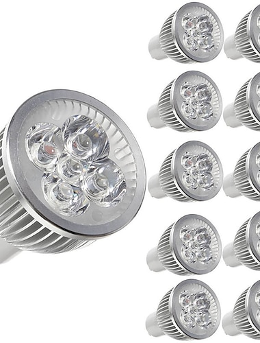  10pcs 5 W LED Spotlight 450 lm E14 GU10 GU5.3 5 LED Beads High Power LED Decorative Warm White Cold White 85-265 V / 10 pcs / RoHS / CE Certified