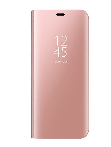  Phone Case For Samsung Galaxy S26 Ultra Plus S25 S24 S23 S22 Plus  Ultra S21 FE A73 A33 Full Body Case Flip with Stand Holder Flip Mirror PC PU Leather