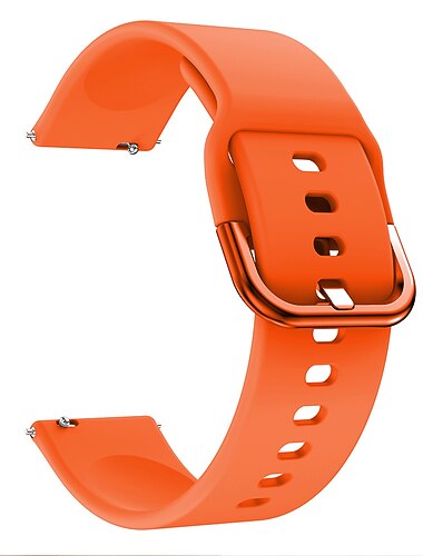  Klokkerem til Samsung Watch 7/6/5/4 40/44mm, Galaxy Watch 5 Pro 45mm, Galaxy Watch 4/6 Classic 42/46/43/47mm, Watch 3, Active 2, Gear S2 Silikon Erstatning Stropp 20mm Sportsrem Armbaand