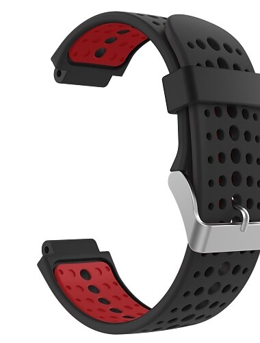  Pulseiras de Relogio para Garmin Forerunner 220/230/235/620/630/735XT Approach S20 / S6 / S5 Silicone Substituicao Alca com ferramenta de remocao Respiravel Pulseira Esportiva Pulseira