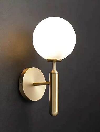  مصابيح جدارية على الطراز الاسكندنافي شمعدانات جدارية لغرفة المعيشة وغرفة النوم من الألومنيوم مصباح جداري 220-240 فولت